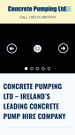 Mobile Screenshot of concretepumping.ie